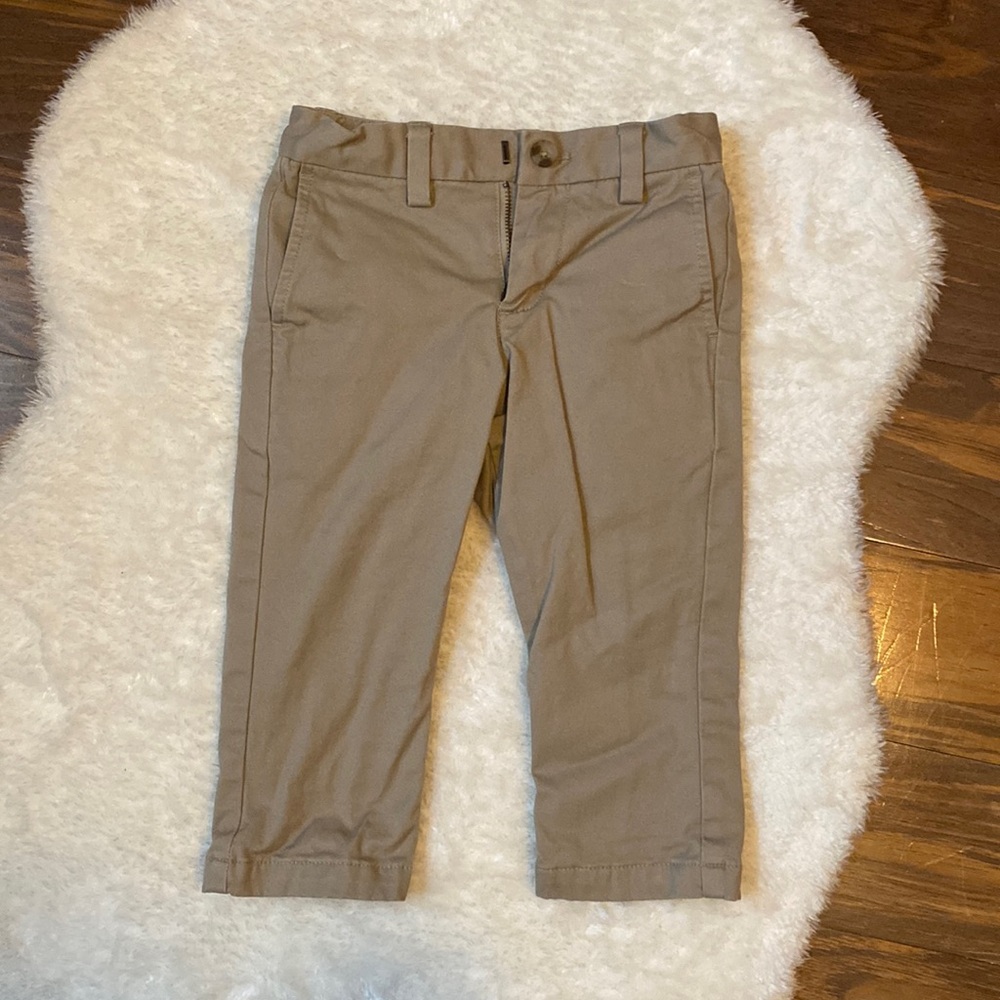 Vineyard Vines tan flannel lined pants 2t